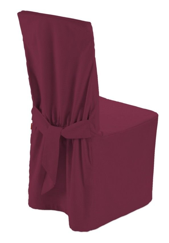Dekoria Sukienka na krzesło Plum śliwkowy) 45 × 94 cm Cotton Panama 580-702-32