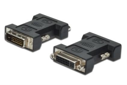 Assmann Adapter DVI-D DualLink Typ DVI-D (24+1)/DVI-I (24+5) M/Ż czarny (AK-320502-000-S)