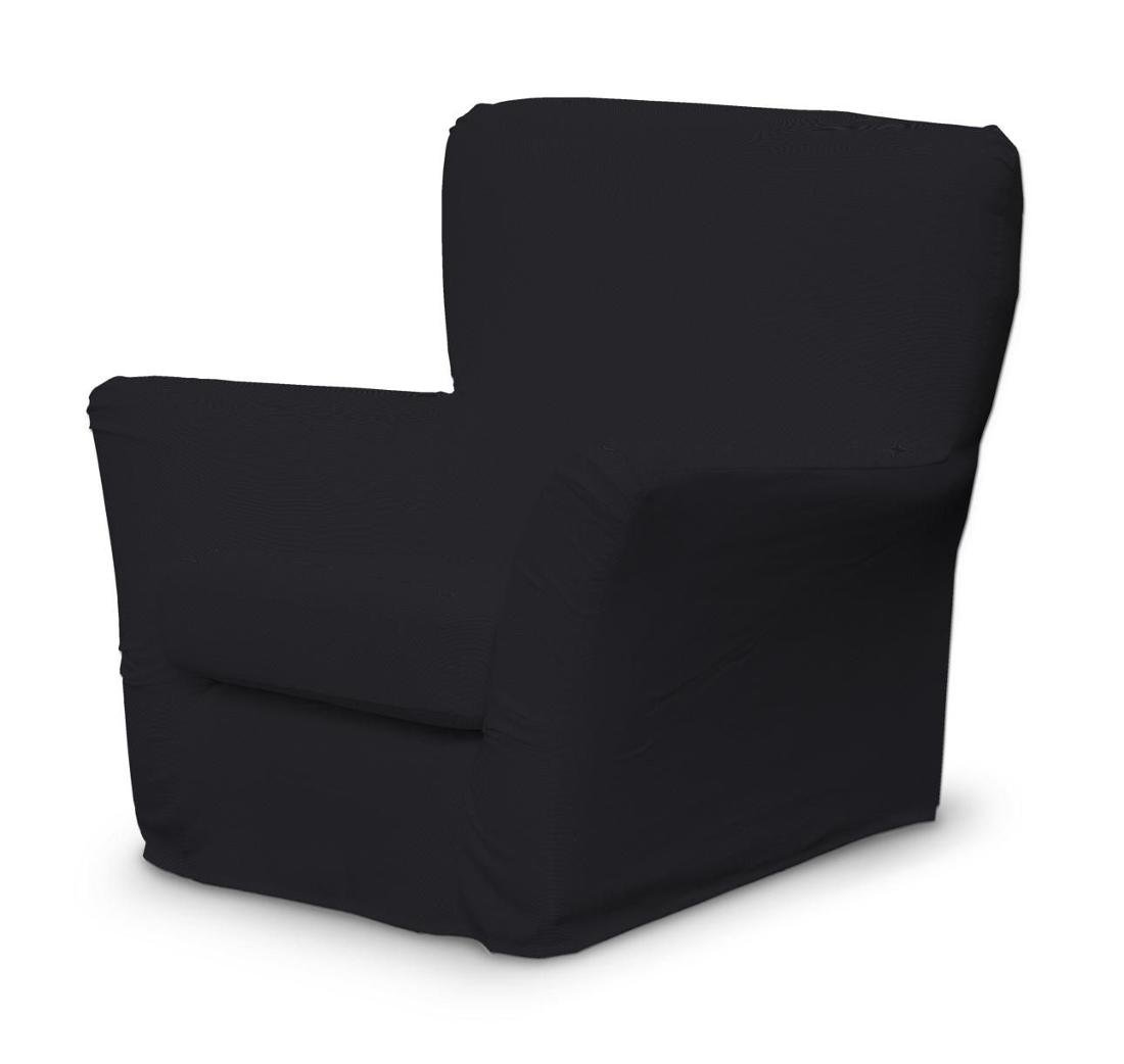 Dekoria Pokrowiec na fotel Tomelilla z zakładkami czarny 78 x 60 x 88 cm Etna 649-705-00