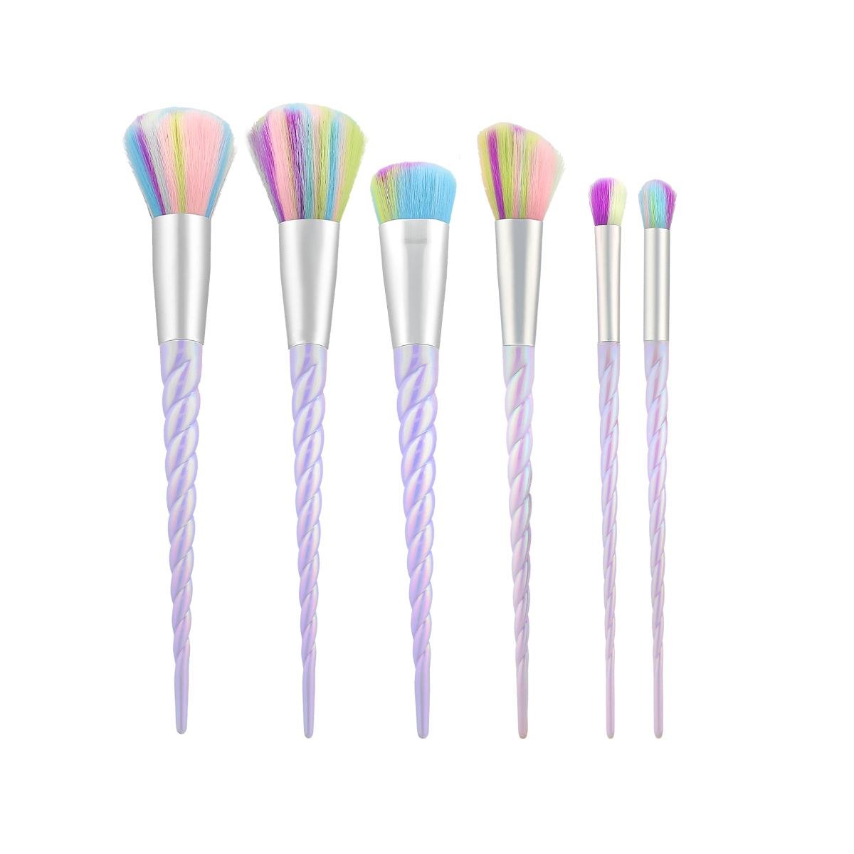 TOOLS FOR BEAUTY TOOLS FOR BEAUTY  Zestaw 6 pędzli do makijażu unicorn 0000056195