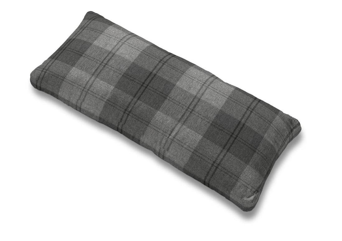 Dekoria pl pl Poszewka na poduszkę Karlstad 67x30cm krata szaro-grafitowa 67 x 30 cm Edinburgh 679-115-75