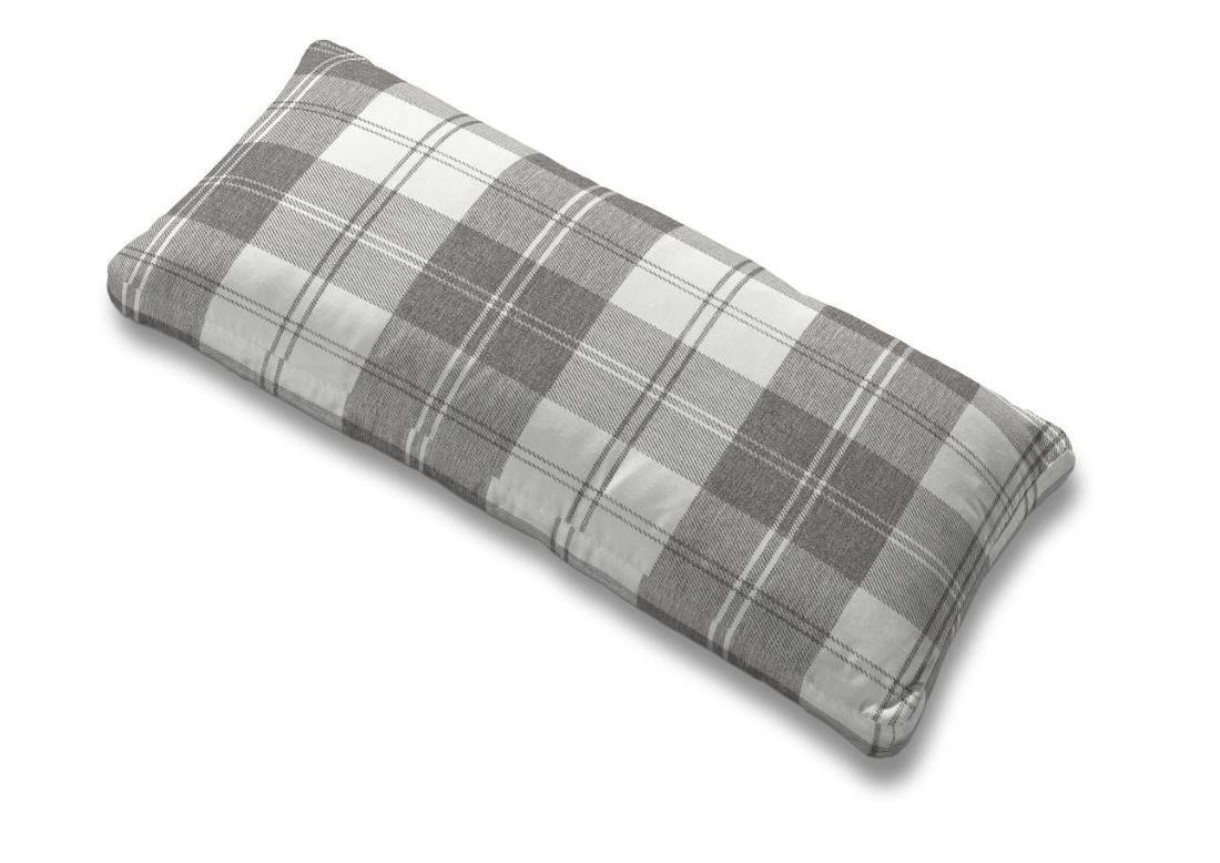 Dekoria pl pl Poszewka na poduszkę Karlstad 67x30cm krata szaro-biała 67 x 30 cm Edinburgh 679-115-79
