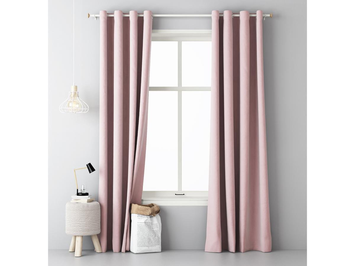 Room99 Zasłona ROOM99 Aura Poudre Pink, 140x250 cm
