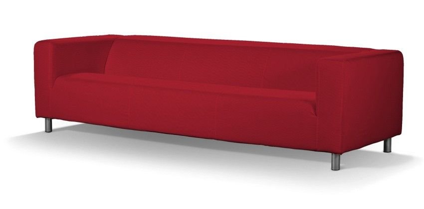 Dekoria Pokrowiec na sofę Klippan 4-osobową czerwony 246 x 86 x 58 cm Etna 664-705-60