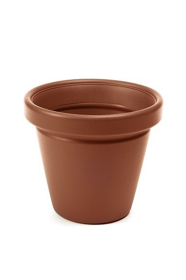 Pigmejka Donica ogrodowa Agawa, brązowa, 46x46x40 cm