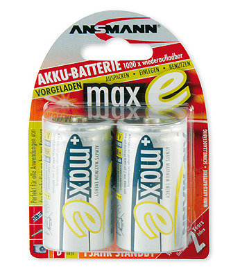 Ansmann Bateria maxE 2x Mono D 2 sztuki)