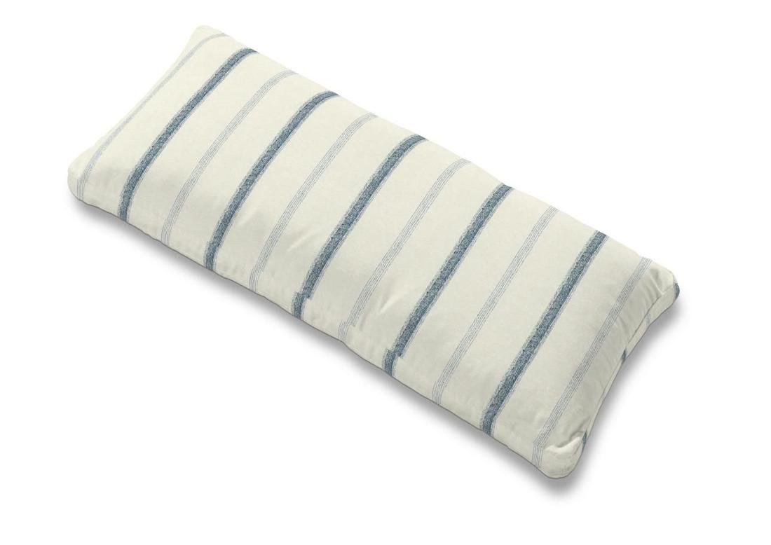 Dekoria pl pl Poszewka na poduszkę Karlstad 67x30cm ecru tło niebieskie paski 67 x 30 cm Avinon 679-129-66