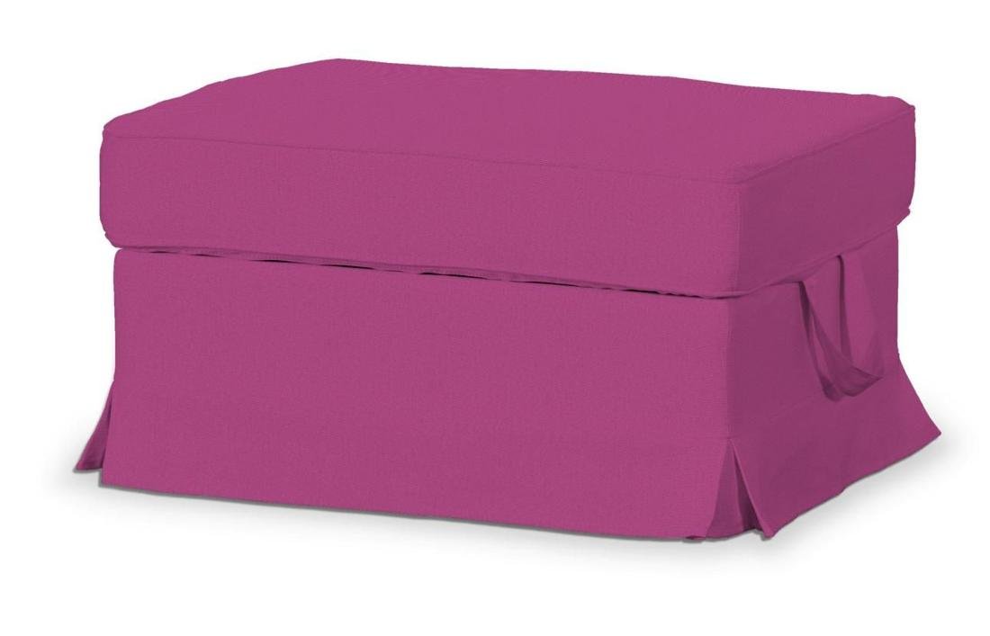 Dekoria Pokrowiec na podnóżek Ektorp Bromma amarant 60 x 79 x 42 cm Etna 614-705-23