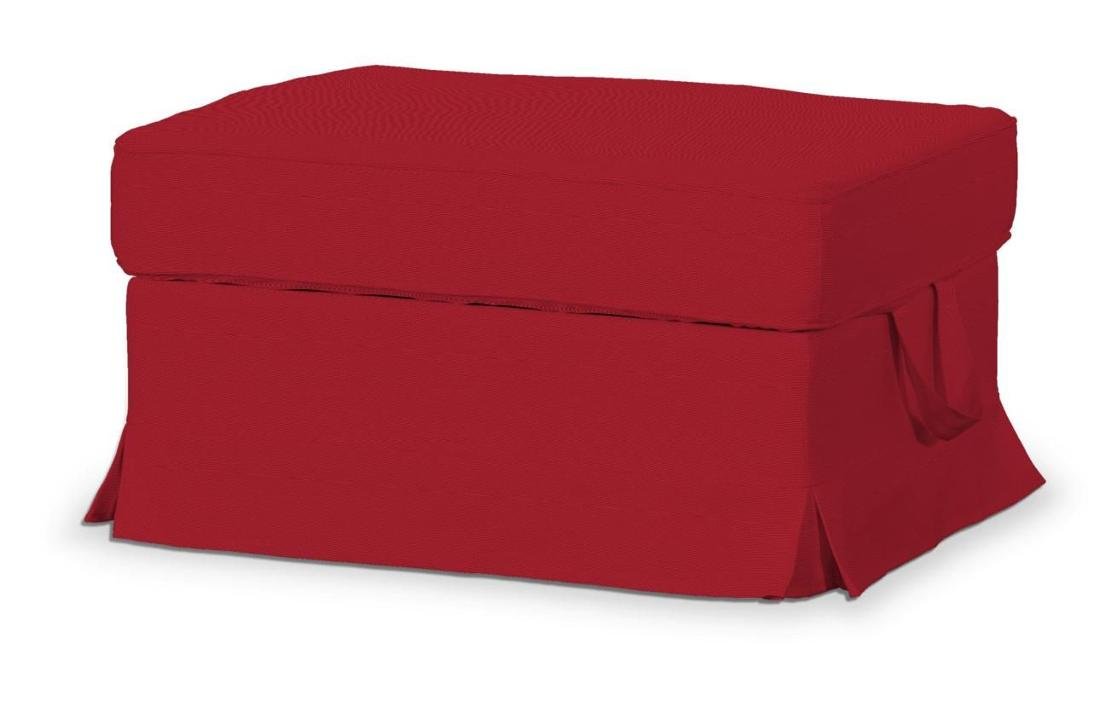 Dekoria Pokrowiec na podnóżek Ektorp Bromma czerwony 60 x 79 x 42 cm Etna 614-705-60