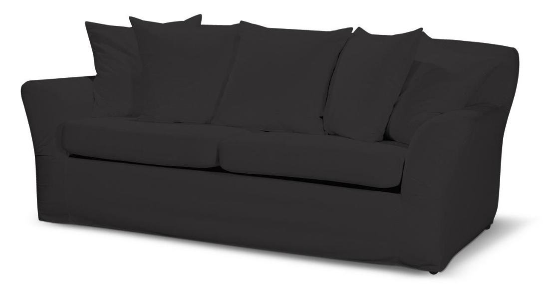 Dekoria Pokrowiec na sofę Tomelilla 3-osobową rozkładaną Shadow Grey grafitowy) 197 x 95 x 75 cm Cotton Panama 645-702-08