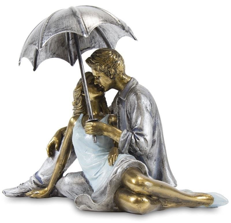 Pigmejka Figurka dekoracyjna Para, 19x12x15 cm