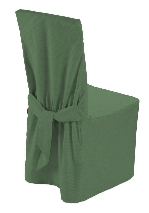 Dekoria Sukienka na krzesło butelkowa zieleń 45 × 94 cm Loneta 580-133-18