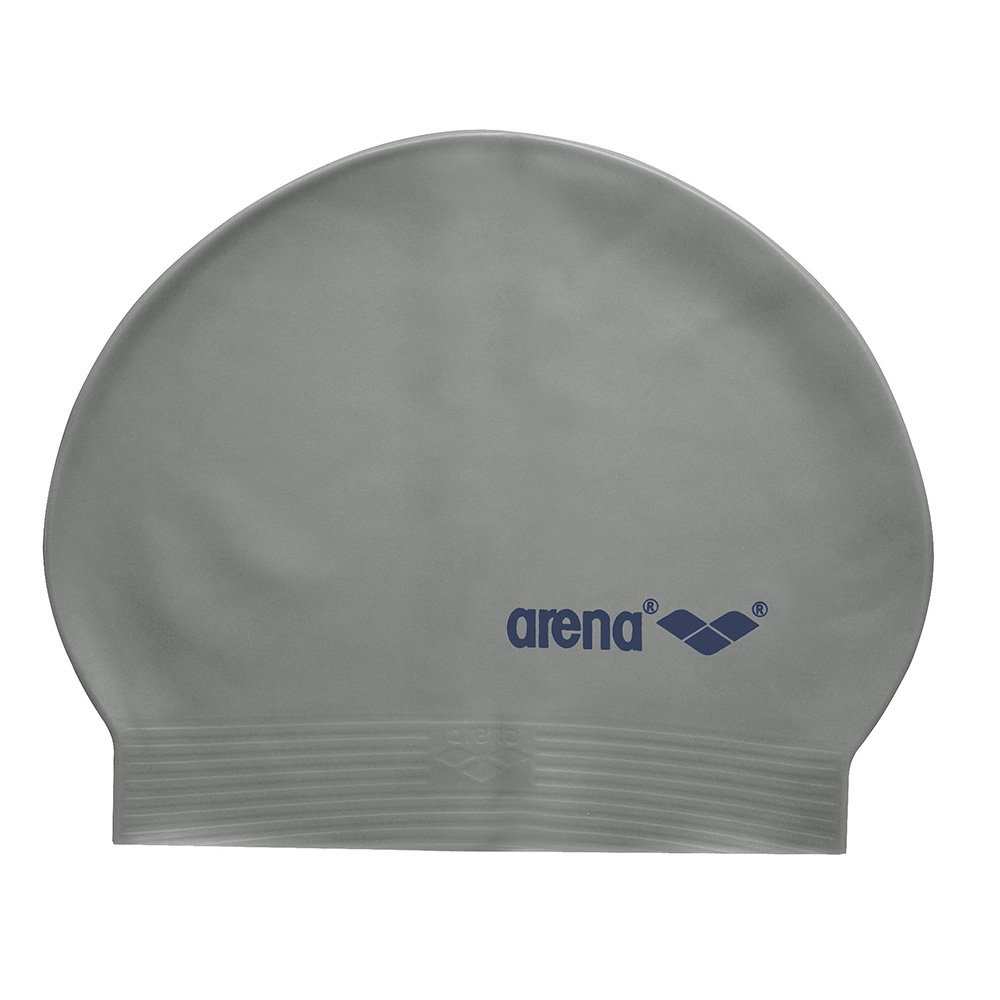 Arena Czepek Soft Latex silver/navy 3468332815452