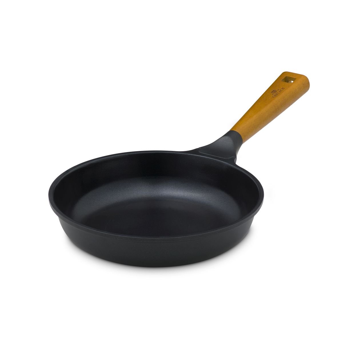 Patelnia z powłoką Ceralon GERLACH Natur, aluminium/drewno bukowe, 28 cm
