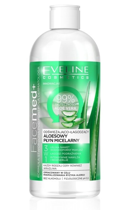 Eveline FACEMED Płyn 400ml micel.Aloesowy