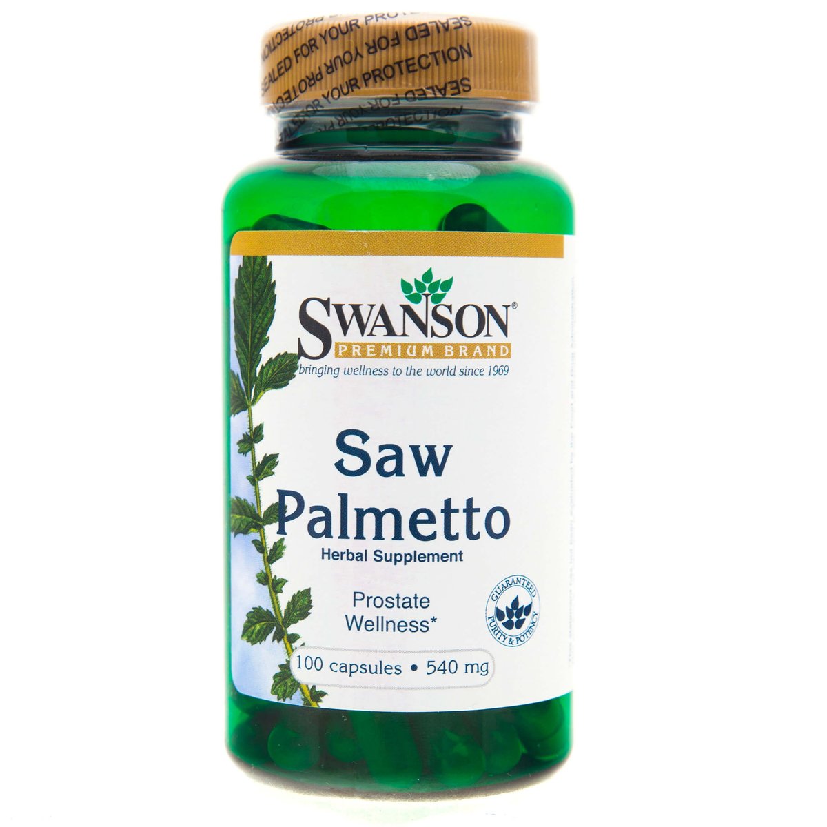 Swanson Saw Palmetto 540 mg, 100 kapsułek