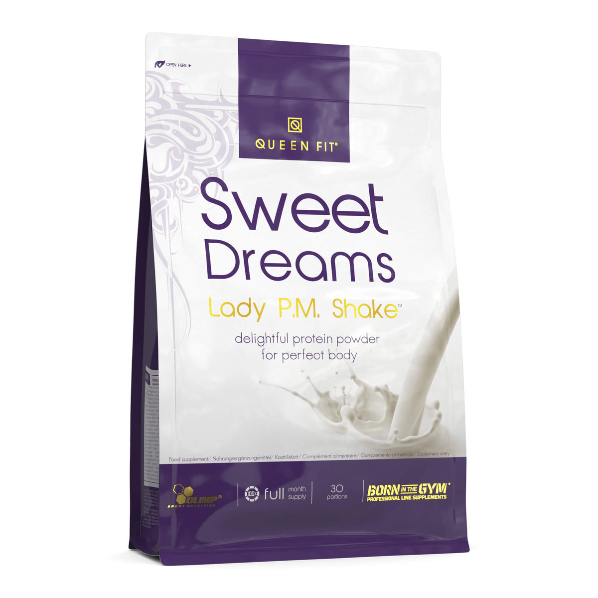 Olimp Queen Fit® Sweet Dreams Lady P.M. Shake® - 750 g - Truskawka