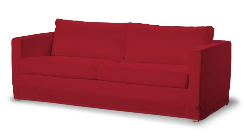 Dekoria pl pl Pokrowiec na sofę Karlstad 3-osobową nierozkładaną długi czerwony 204 x 89 x 66 cm Etna 5901775271723