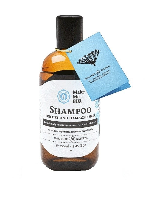 Make Me Bio Delikatnie pieniący się szampon do włosów suchych i zniszczonych 250 ml