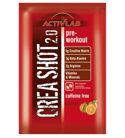 Activita Kreatyna, Crea Shot, 20 g, grejfrut