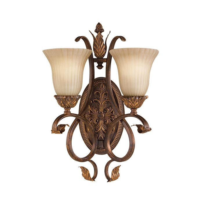 Elstead Lighting Sonoma Valley 2Lt Wall Light FE/SONOMAVAL2 Elstead kinkiet stylowy FE/SONOMAVAL2)
