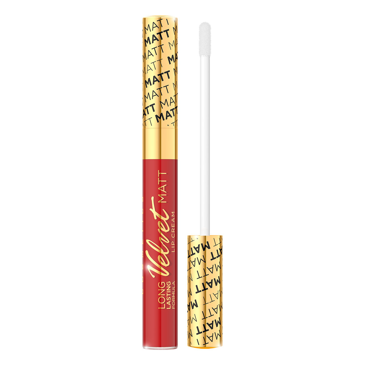 Eveline Cosmetics VELVET MATT LIP CREAM - MATOWA POMADKA W PŁYNIE RUBIN 414, 9 ML