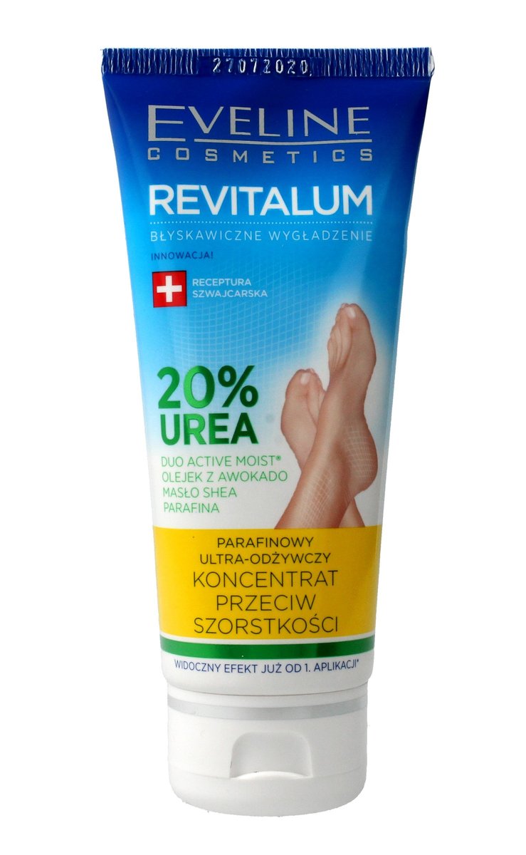 Eveline Revitalum 20% Urea parafinowy ultra-odżywczy koncentrat przeciw szorstkości 100ml