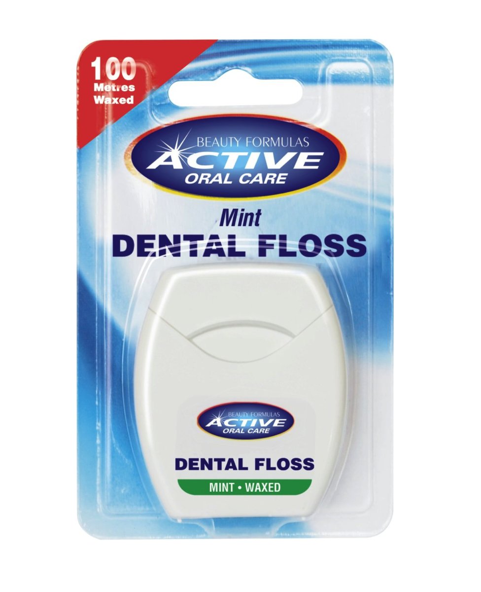 Active Nić dentystyczna active miętowa woskowana 100 m Beauty Formulas OD 24,99zł