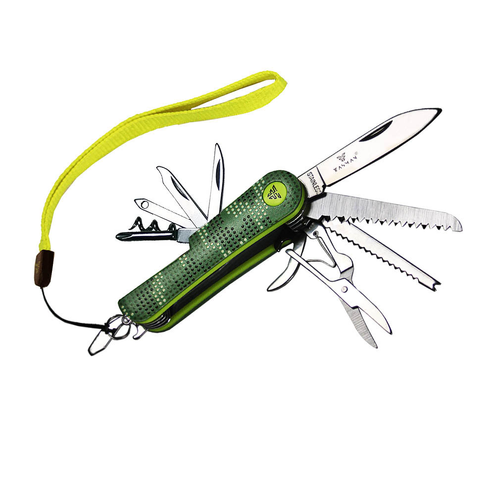 Tasman, Scyzoryk UNI camo dots, 11 funkcji, 55 mm