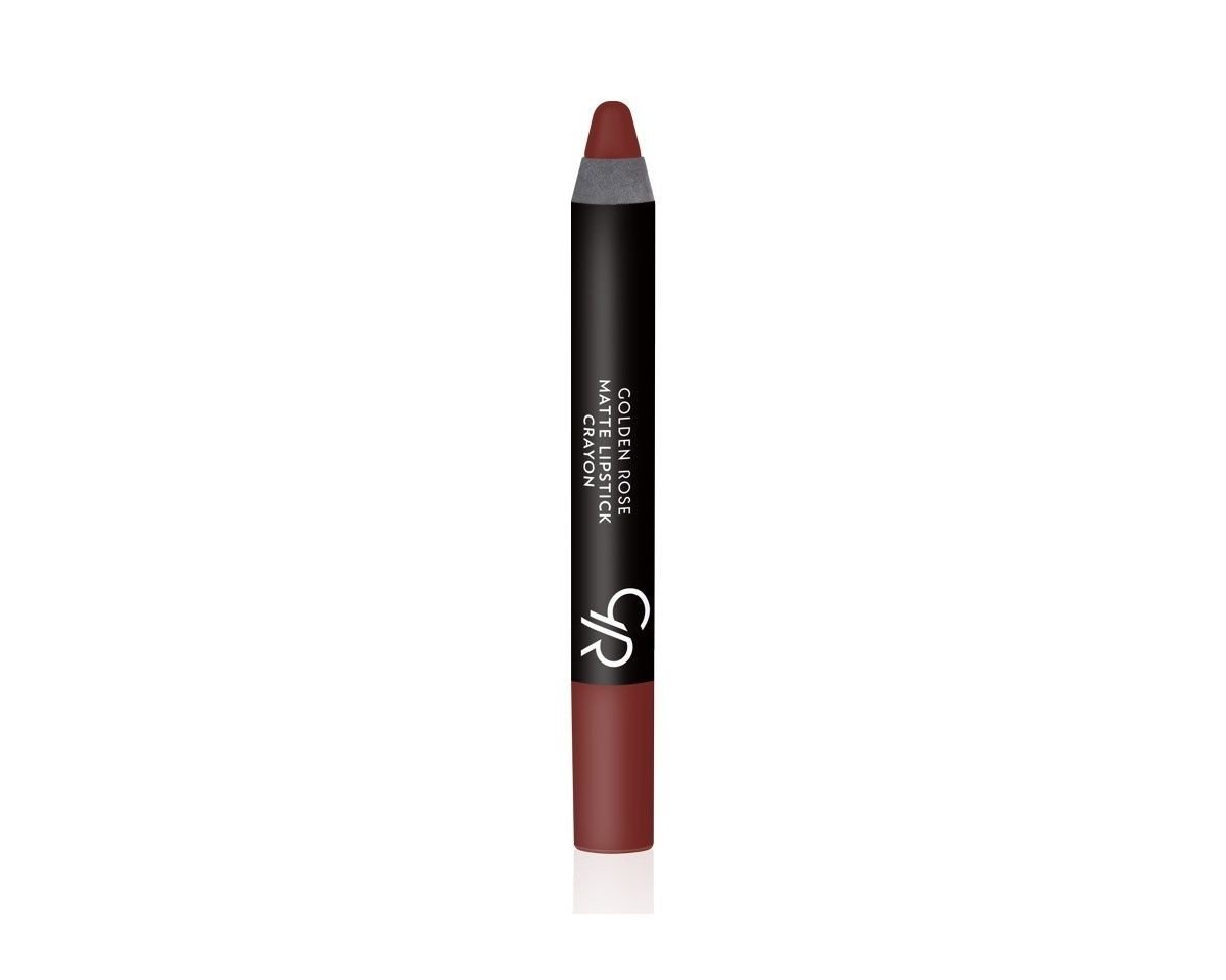 Golden Rose Matte Lipstick Crayon, matowa pomadka w kredce 01, 3,5 g