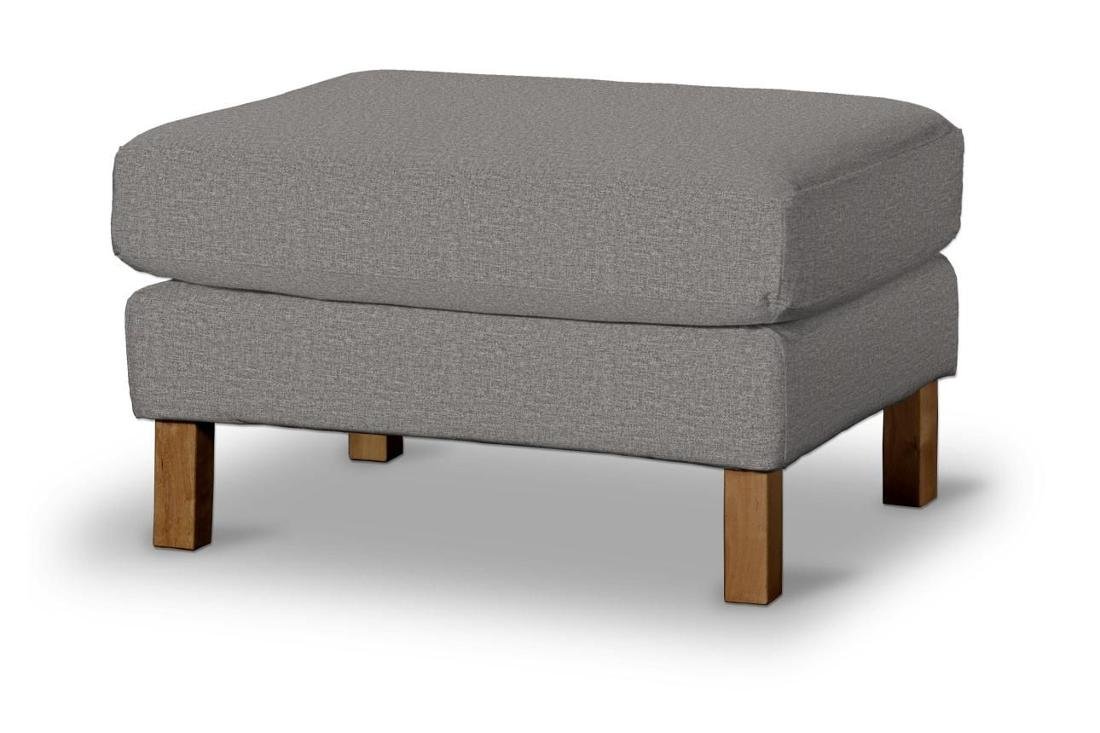 Dekoria pl pl Pokrowiec na podnóżek Karlstad szary 61 x 79 x 44 cm Edinburgh 622-115-81