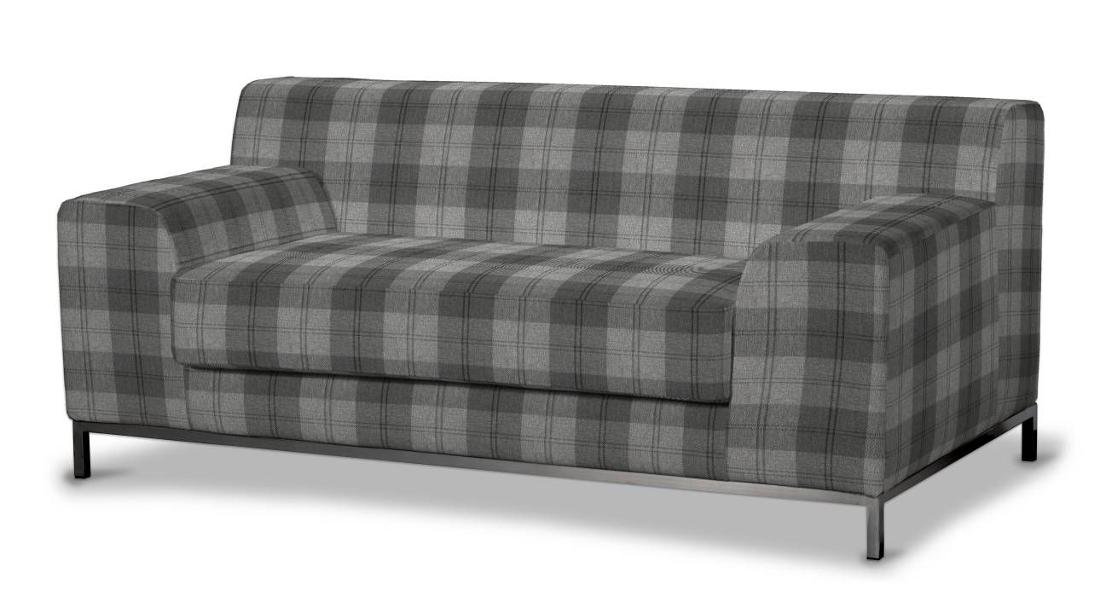 Dekoria Pokrowiec na sofę Kramfors 2-osobową krata w odcieniach szarości Sofa Kramfors 2-osobowa Edinburgh 624-115-75