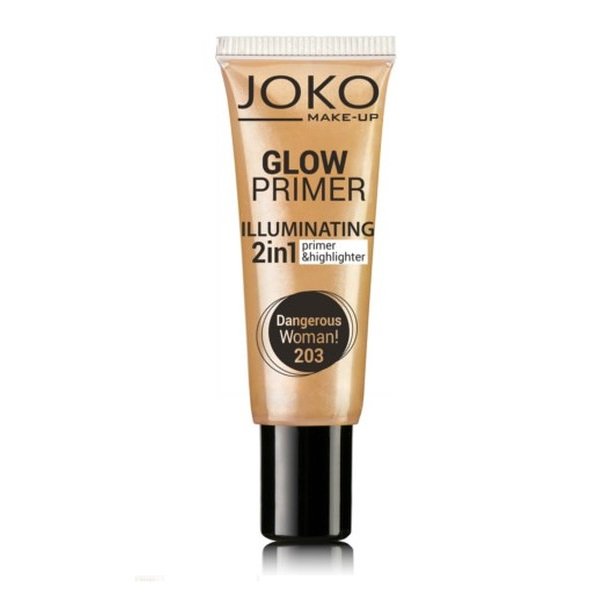 JOKO Make-Up Glow Primer Illuminating 2in1 Primer&Highlighter baza i rozświetlacz w kremie 2w1 203 Dangerous Woman 25ml 5903216100807 [11135824]
