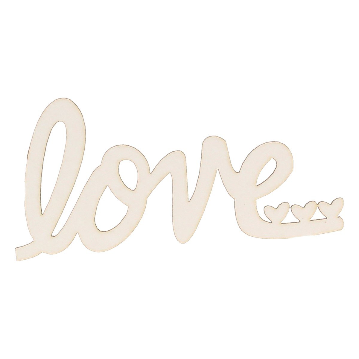 EKO-DECO, napis, love, kartonowy