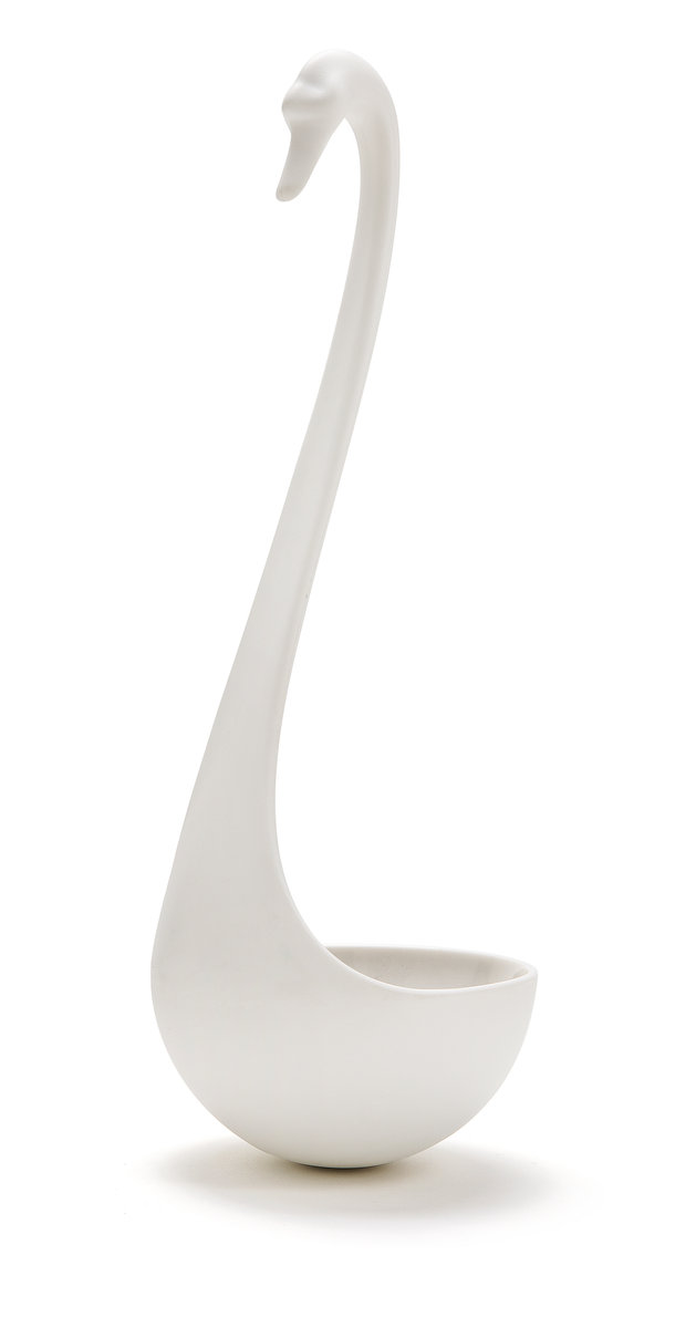 Ototo Chochla Łyżka Wazowa Plastikowa Ototo Swanky Biała 150 Ml
