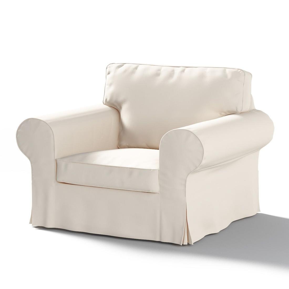 Dekoria Pokrowiec na fotel Ektorp kremowa biel 103 x 82 x 73 cm Etna 612-705-01