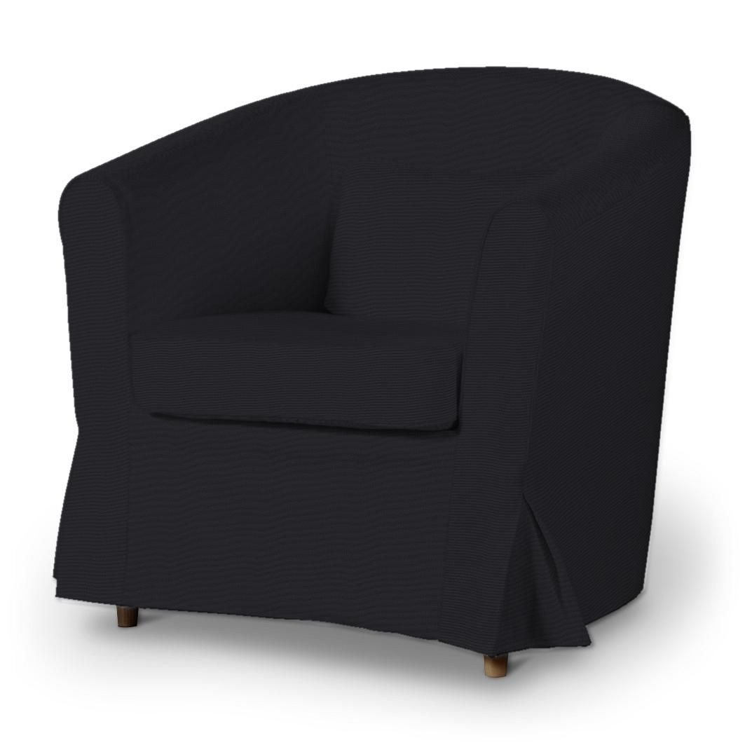 Dekoria Pokrowiec na fotel Ektorp Tullsta czarny 79 x 69 x 78 cm Etna 665-705-00