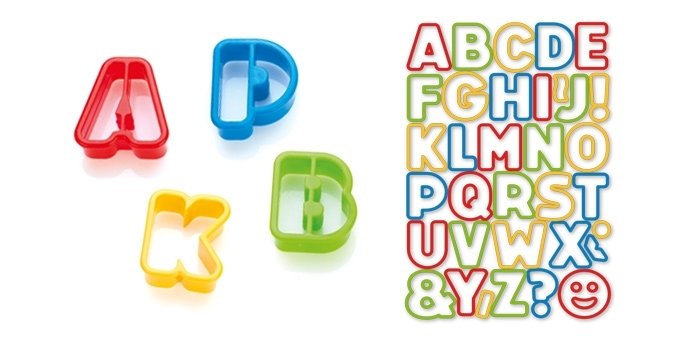 Tescoma Foremki do ciastek alfabet Delicia Kids 34 szt. 630925