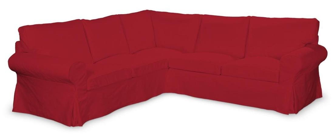 Dekoria Pokrowiec Ektorp na sofę narożną czerwony 240/136 x 82 x 73 cm Etna 640-705-60
