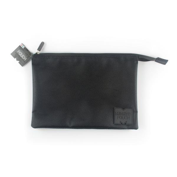 Piórnik Saszetka na Suwak Czarna 3 kieszenie KOLOROWE BALONIKI