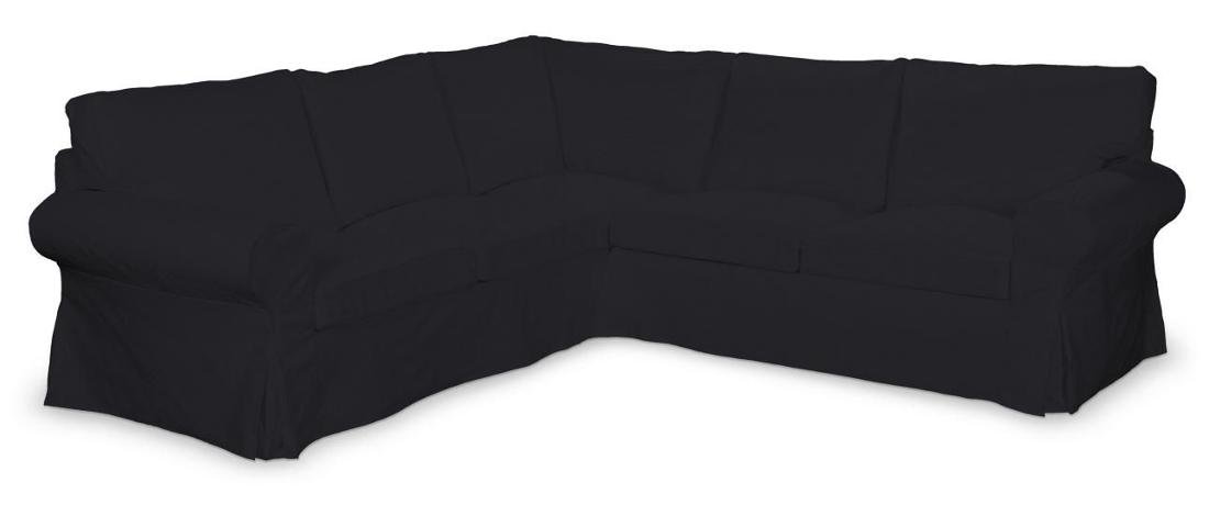 Dekoria Pokrowiec Ektorp na sofę narożną czarny 240/136 x 82 x 73 cm Etna 640-705-00