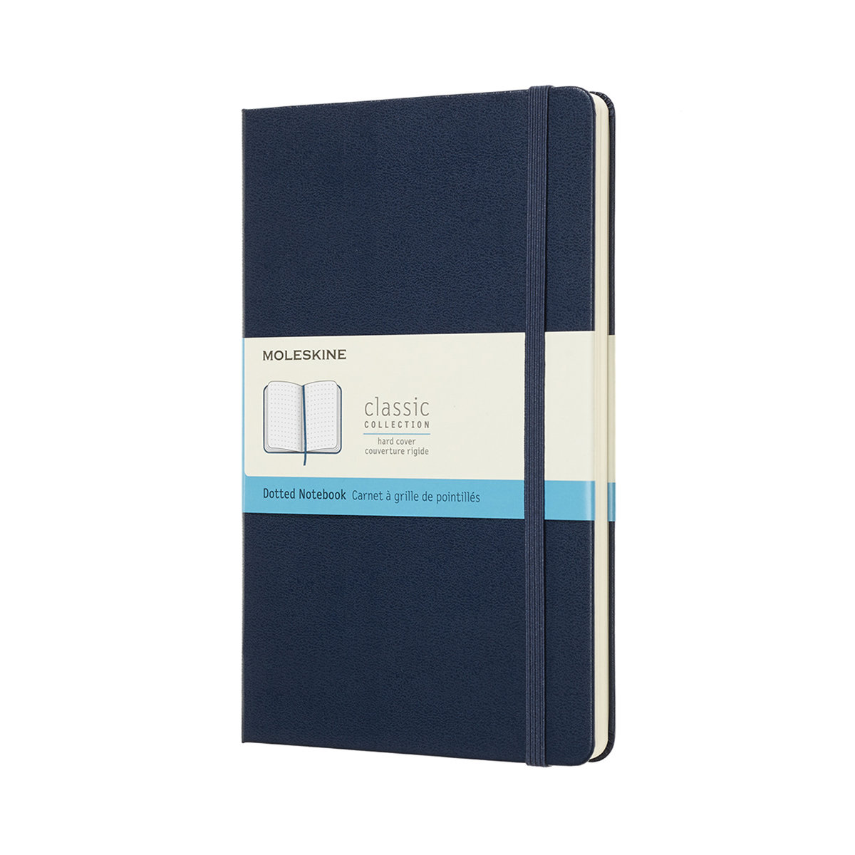Moleskine kolorowy writing notebook, szafir Large/A5 8058341715437