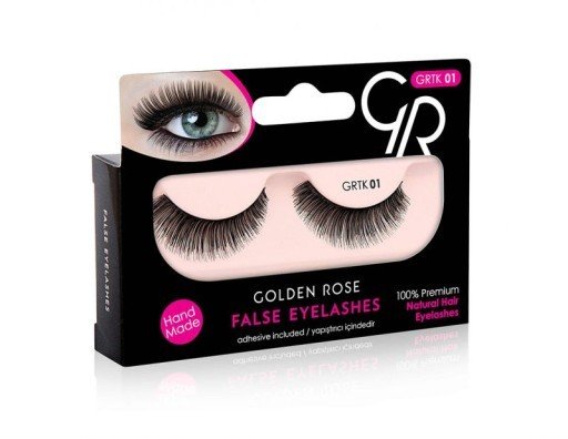 Golden Rose False Eyelashes Rzęsy w Paskach 01 K-GTK-01