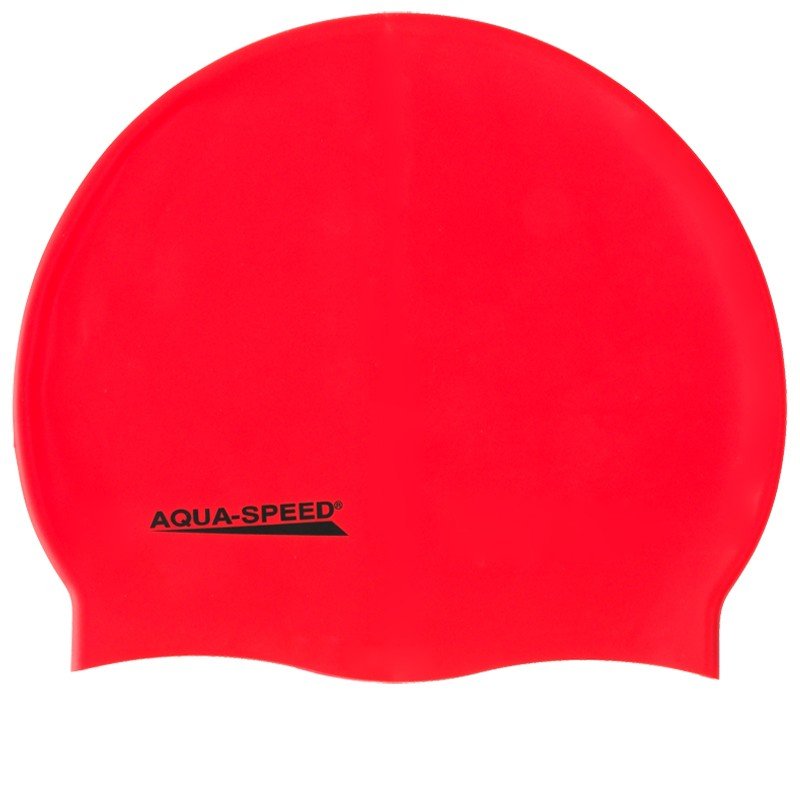 Aqua Speed Czepek pływacki, Mega, czerwony