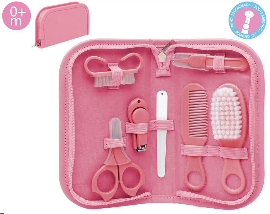 KioKids, Zestaw akcesoriów do pielęgnacji, Różowy