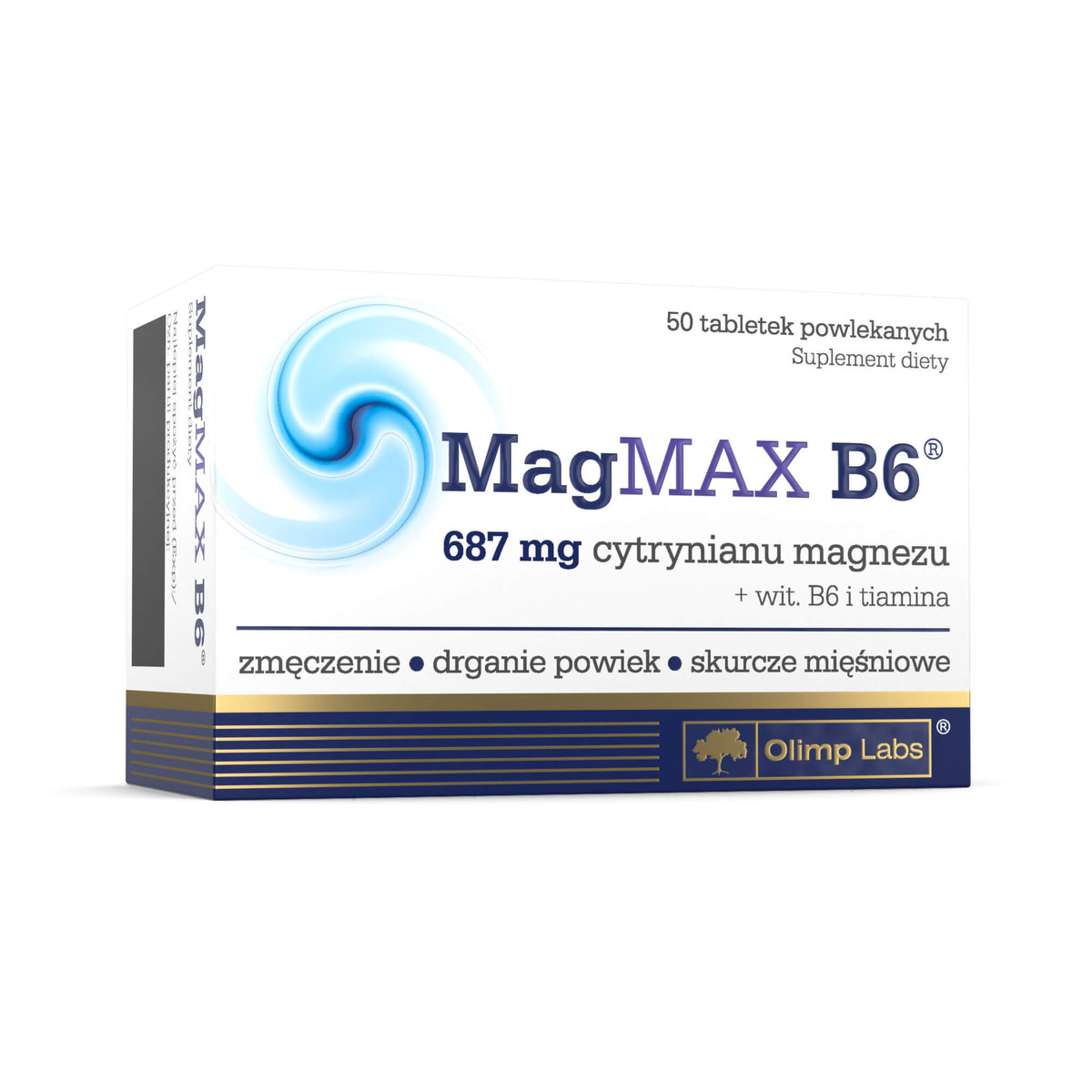 Фото - Вітаміни й мінерали Olimp MagMAX B6 50 tabletek 