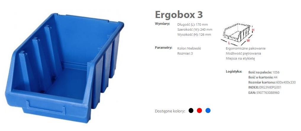 PATROL Group Ergobox 3 GROUP, 170 x 240 x 126 mm