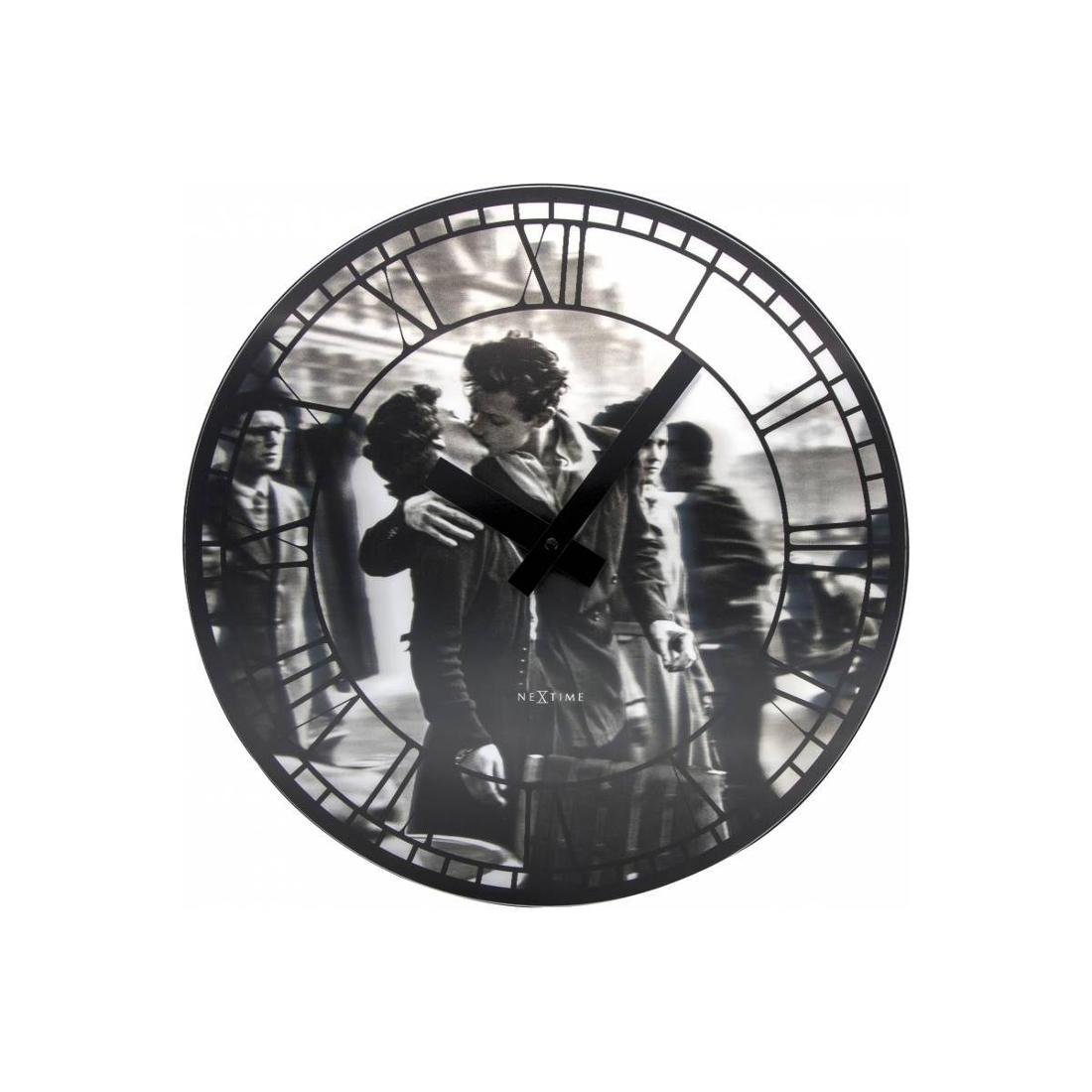 Nextime Zegar ścienny Kiss Me Paris 3213