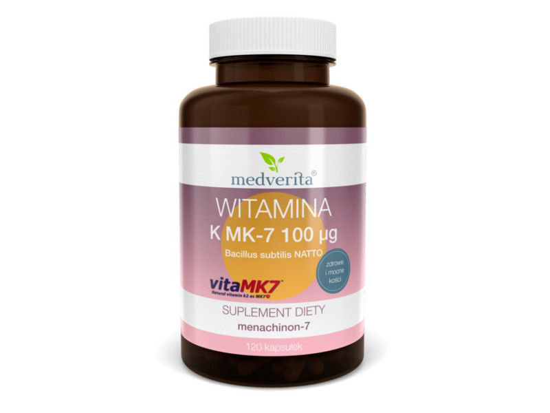 MEDVERITA Witamina K VitaMK7 100mcg (120 kapsułek)