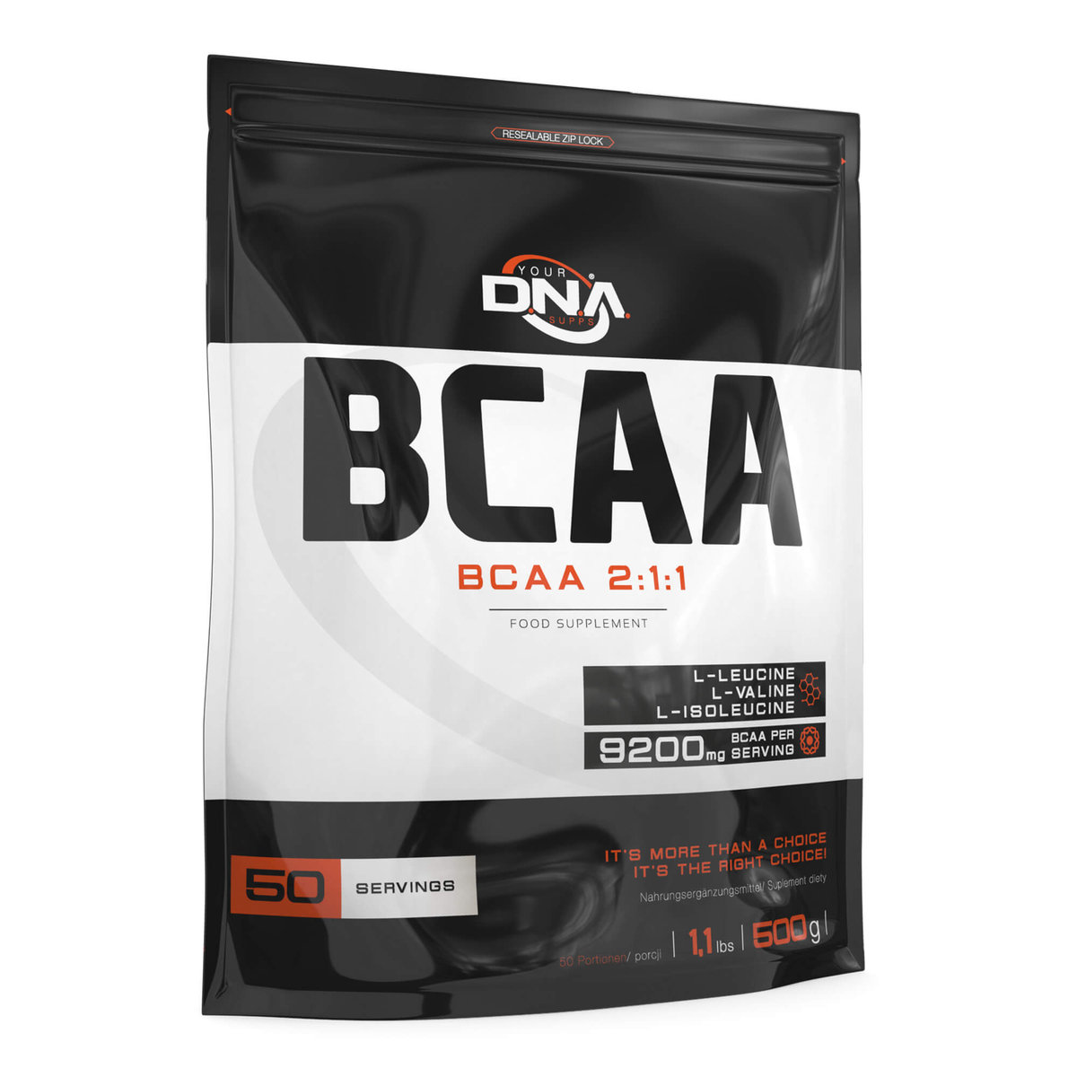 Фото - Амінокислоти DNA Professional DNA BCAA 2:1:1 - 500 g-Cherry 